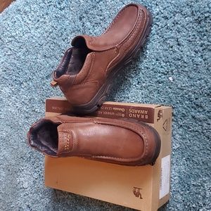 CAMEL CROWN Men's Slip On Loafer Mid-top Leather Casual Walking Shoes